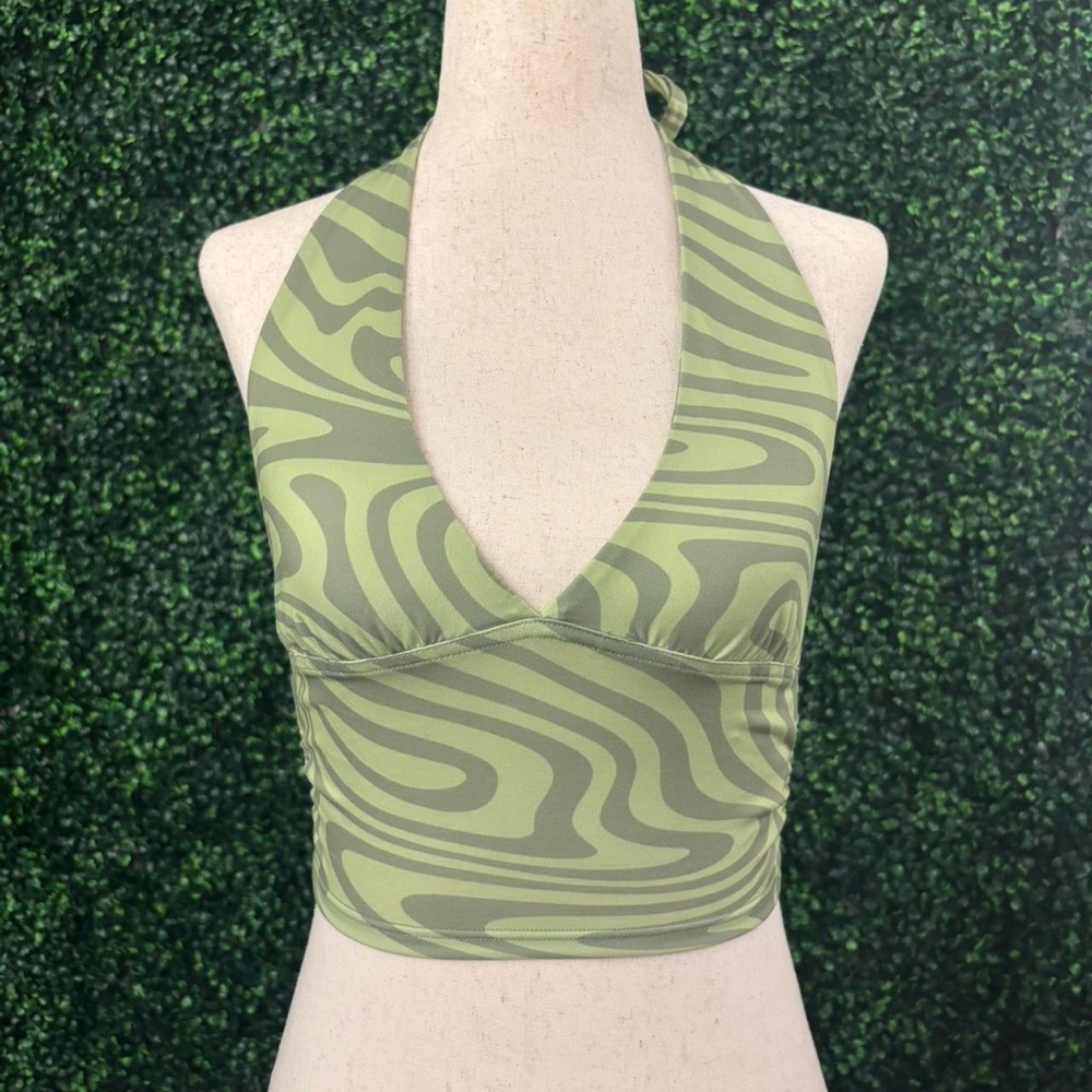 Garage Green Botanical Scarf Accessory